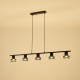 ΣΠΟΤ ΟΡΟΦΗΣ ΜΕ ΔΙΧΤΥ ΠΕΝΤΑΠΛΟ E27 Max 15w 1180X100X1180mm ΜΑΥΡΟ ARTE ILLUMINA SOLUN