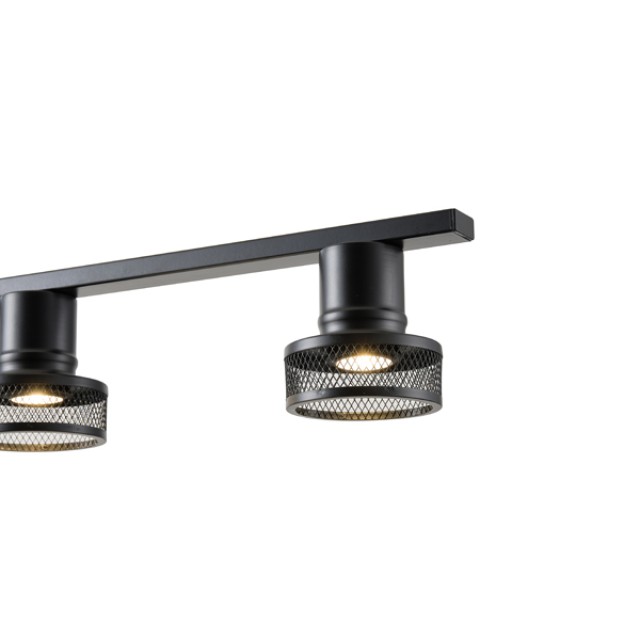 ΣΠΟΤ ΟΡΟΦΗΣ ΜΕ ΔΙΧΤΥ ΠΕΝΤΑΠΛΟ E27 Max 15w 1180X100X1180mm ΜΑΥΡΟ ARTE ILLUMINA SOLUN