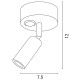 ΣΠΟΤ ΕΞΩΤΕΡΙΚΟ LED  ΚΙΝΗΤΟ 3W 195Lm  3000K ΜΑΥΡΟ PLUS ARTE ILLUMINA ARISTON 1