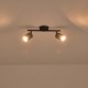 ΣΠΟΤ ΜΕΤΑΛΛΙΚΟ ΔΙΦΩΤΟ 2XGU10 Max 7W 300X80X155mm ΜΑΥΡΟ ARTE ILLUMINA OLYMP