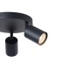 ΣΠΟΤ ΜΕΤΑΛΛΙΚΟ 3ΦΩΤΟ 3XGU10 Max 7w Φ180X135mm  ΜΑΥΡΟ ARTE ILLUMINA OLYMP