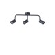 ΣΠΟΤ ΜΕΤΑΛΛΙΚΟ 3ΦΩΤΟ 3XGU10 Max 7w 500X90X230mm ΜΑΥΡΟ ARTE ILLUMINA OLYMP
