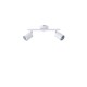 ΣΠΟΤ ΜΕΤΑΛΛΙΚΟ ΔΙΦΩΤΟ 2XGU10 Max 7W 300X80X155mm ΛΕΥΚΟ ARTE ILLUMINA OLYMP
