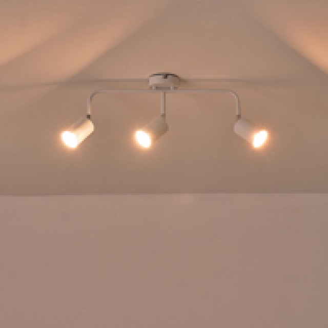 ΣΠΟΤ ΜΕΤΑΛΛΙΚΟ 3ΦΩΤΟ 3XGU10 Max 7w 500X90X230mm ΛΕΥΚΟ ARTE ILLUMINA OLYMP