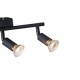 ΣΠΟΤ ΚΙΝΗΤΟ 3ΦΩΤΟ ΜΕΤΑΛΛΙΚΟ ΜΑΥΡΟ 3XGU10 Max 7w 300X80X125mm ARTE ILLUMINA VORRAS