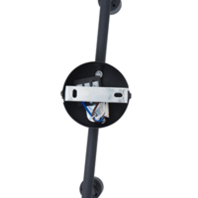 ΣΠΟΤ ΚΙΝΗΤΟ 3ΦΩΤΟ ΜΕΤΑΛΛΙΚΟ ΜΑΥΡΟ 3XGU10 Max 7w 300X80X125mm ARTE ILLUMINA VORRAS