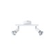 ΣΠΟΤ ΚΙΝΗΤΟ 2ΦΩΤΟ ΜΕΤΑΛΛΙΚΟ 2XGU10 Max 7W 220X80X125mm ΛΕΥΚΟ  ARTE ILLUMINA VORRAS