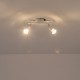ΣΠΟΤ ΚΙΝΗΤΟ 2ΦΩΤΟ ΜΕΤΑΛΛΙΚΟ 2XGU10 Max 7W 220X80X125mm ΛΕΥΚΟ  ARTE ILLUMINA VORRAS