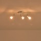 ΣΠΟΤ ΚΙΝΗΤΟ 3ΦΩΤΟ ΜΕΤΑΛΛΙΚΟ ΛΕΥΚΟ 3XGU10 Max 7w 300X80X125mm ARTE ILLUMINA VORRAS