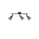 ΣΠΟΤ ΜΑΥΡΟ ΜΕ ΞΥΛΟ ΚΑΙ ΔΙΧΤΥ 3XE14 390X80X145mm ARTE ILLUMINA MESHY