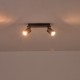 ΣΠΟΤ ΑΛΟΥΜΙΝΙΟΥ 2ΦΩΤΟ 2XGU10  250X80X120mm ΓΚΡΙ ARTE ILLUMINA LUXY