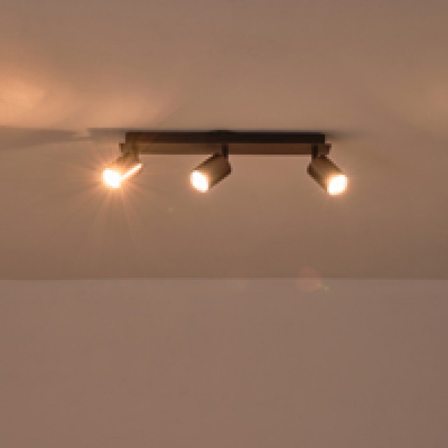 ΣΠΟΤ ΑΛΟΥΜΙΝΙΟΥ 3ΦΩΤΟ 3XGU10 Max 7w  450X80X120mm ΓΚΡΙ ARTE ILLUMINA LUXY
