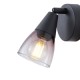 ΣΠΟΤ ΜΕΤΑΛΛΙΚΟ ΜΕ SMOKY ΓΥΑΛΙ 1XE14 D80XH165mm ARTE ILLUMINA CLASSY