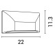 ΑΠΛΙΚΑ ΤΟΙΧΟΥ LED SLIM 6W IP65 220-240V 3000K 220X51X113mm ΜΑΥΡΟ PRO ARTE ILLUMINA ΑΠΛΙΚΑ ΤΟΙΧΟΥ LED SLIM 6W IP65 220-240V 3000K 220X51X113mm ΜΑΥΡΟ PRO ARTE ILLUMINA