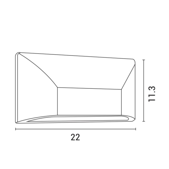 ΑΠΛΙΚΑ ΤΟΙΧΟΥ LED SLIM 6W IP65 220-240V 4000K 220X51X113mm ΛΕΥΚΟ PRO ARTE ILLUMINA ΑΠΛΙΚΑ ΤΟΙΧΟΥ LED SLIM 6W IP65 220-240V 4000K 220X51X113mm ΛΕΥΚΟ PRO ARTE ILLUMINA