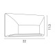 ΑΠΛΙΚΑ ΤΟΙΧΟΥ LED SLIM 6W IP65 220-240V 4000K 220X51X113mm ΓΚΡΙ PRO ARTE ILLUMINA ΑΠΛΙΚΑ ΤΟΙΧΟΥ LED SLIM 6W IP65 220-240V 4000K 220X51X113mm ΓΚΡΙ PRO ARTE ILLUMINA