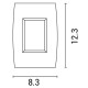 ΑΠΛΙΚΑ ΤΟΙΧΟΥ ΧΩΝΕΥΤΗ (ΓΥΨΟΣΑΝΙΔΑ) SLIM LED 2W 83X123X35 3000K IP65 ΛΕΥΚΗ PLUS ARTE ILLUMINA ΑΠΛΙΚΑ ΤΟΙΧΟΥ ΧΩΝΕΥΤΗ (ΓΥΨΟΣΑΝΙΔΑ) SLIM LED 2W 83X123X35 3000K IP65 ΛΕΥΚΗ PLUS ARTE ILLUMINA