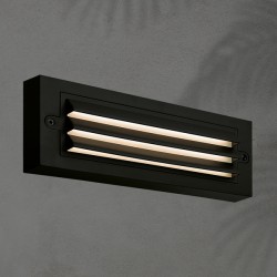 ΦΩΤΙΣΤΙΚΟ ΤΟΙΧΟΥ ΜΕ ΓΡΙΛΙΕΣ LED 6W 255X42X90 3CCT IP65 ΜΑΥΡΟ ARTE ILLUMINA SENARIO ΦΩΤΙΣΤΙΚΟ ΤΟΙΧΟΥ ΜΕ ΓΡΙΛΙΕΣ LED 6W 255X42X90 3CCT IP65 ΜΑΥΡΟ ARTE ILLUMINA SENARIO