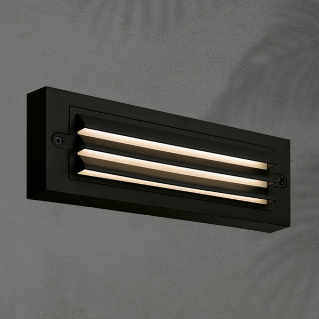 ΦΩΤΙΣΤΙΚΟ ΤΟΙΧΟΥ ΜΕ ΓΡΙΛΙΕΣ LED 6W 255X42X90 3CCT IP65 ΜΑΥΡΟ ARTE ILLUMINA SENARIO ΦΩΤΙΣΤΙΚΟ ΤΟΙΧΟΥ ΜΕ ΓΡΙΛΙΕΣ LED 6W 255X42X90 3CCT IP65 ΜΑΥΡΟ ARTE ILLUMINA SENARIO