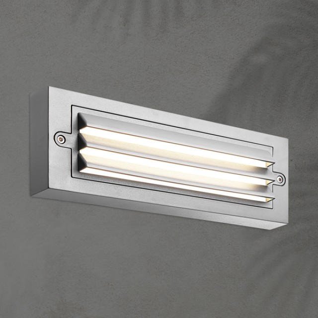ΦΩΤΙΣΤΙΚΟ ΤΟΙΧΟΥ ΜΕ ΓΡΙΛΙΕΣ LED 6W 255X42X90 3CCT IP65 ΓΚΡΙ ARTE ILLUMINA SENARIO ΦΩΤΙΣΤΙΚΟ ΤΟΙΧΟΥ ΜΕ ΓΡΙΛΙΕΣ LED 6W 255X42X90 3CCT IP65 ΓΚΡΙ ARTE ILLUMINA SENARIO