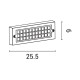 ΦΩΤΙΣΤΙΚΟ ΤΟΙΧΟΥ LED 6W 255X30X90 3CCT IP65 ΜΑΥΡΟ  ARTE ILLUMINA SENARIO ΦΩΤΙΣΤΙΚΟ ΤΟΙΧΟΥ LED 6W 255X30X90 3CCT IP65 ΜΑΥΡΟ  ARTE ILLUMINA SENARIO