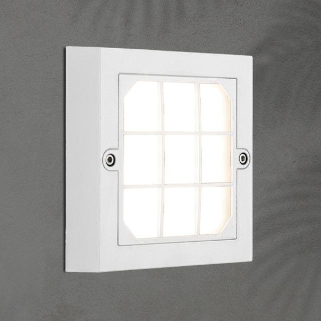 ΦΩΤΙΣΤΙΚΟ ΤΟΙΧΟΥ LED 6W 135X135X32 3CCT IP65 ΛΕΥΚΟ ARTE ILLUMINA SENARIO ΦΩΤΙΣΤΙΚΟ ΤΟΙΧΟΥ LED 6W 135X135X32 3CCT IP65 ΛΕΥΚΟ ARTE ILLUMINA SENARIO