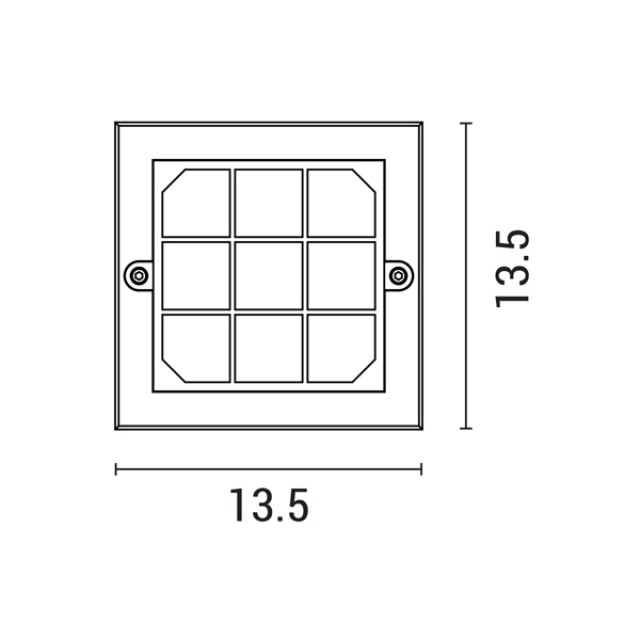 ΦΩΤΙΣΤΙΚΟ ΤΟΙΧΟΥ LED 6W 135X135X32 3CCT IP65 ΛΕΥΚΟ ARTE ILLUMINA SENARIO ΦΩΤΙΣΤΙΚΟ ΤΟΙΧΟΥ LED 6W 135X135X32 3CCT IP65 ΛΕΥΚΟ ARTE ILLUMINA SENARIO