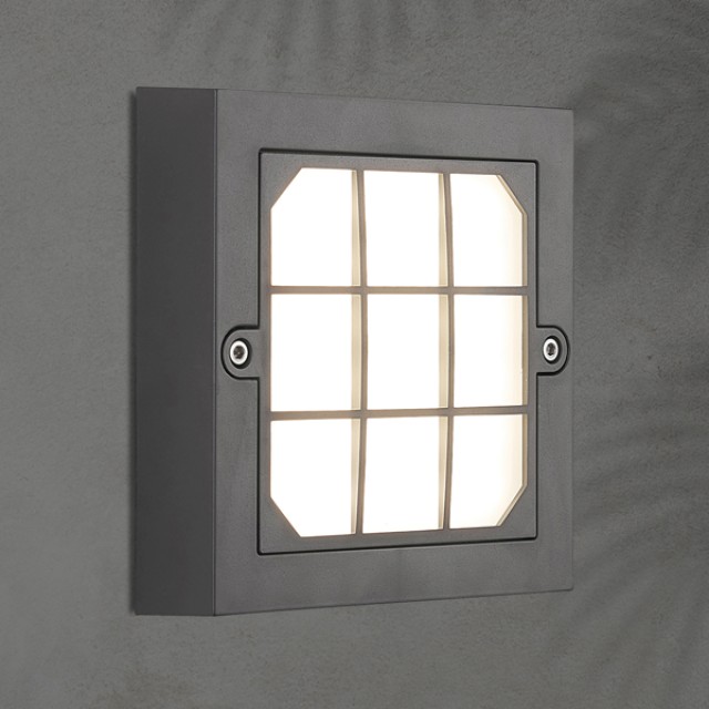 ΦΩΤΙΣΤΙΚΟ ΤΟΙΧΟΥ LED 6W 135X135X32 3CCT IP65 ΓΡΑΦΙΤΗΣ ARTE ILLUMINA SENARIO ΦΩΤΙΣΤΙΚΟ ΤΟΙΧΟΥ LED 6W 135X135X32 3CCT IP65 ΓΡΑΦΙΤΗΣ ARTE ILLUMINA SENARIO