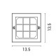 ΦΩΤΙΣΤΙΚΟ ΤΟΙΧΟΥ LED 6W 135X135X32 3CCT IP65 ΓΡΑΦΙΤΗΣ ARTE ILLUMINA SENARIO ΦΩΤΙΣΤΙΚΟ ΤΟΙΧΟΥ LED 6W 135X135X32 3CCT IP65 ΓΡΑΦΙΤΗΣ ARTE ILLUMINA SENARIO