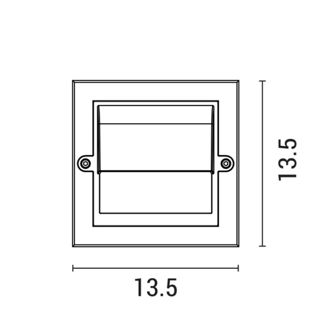 ΦΩΤΙΣΤΙΚΟ ΤΟΙΧΟΥ LED 6W 135X135X55 3CCT IP65 ΛΕΥΚΟ  ARTE ILLUMINA SENARIO ΦΩΤΙΣΤΙΚΟ ΤΟΙΧΟΥ LED 6W 135X135X55 3CCT IP65 ΛΕΥΚΟ  ARTE ILLUMINA SENARIO
