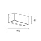 ΦΩΤΙΣΤΙΚΟ ΤΟΙΧΟΥ LED 12W 230X90X100 3CCT IP65 ΛΕΥΚΟ ARTE ILLUMINA LIMA ΦΩΤΙΣΤΙΚΟ ΤΟΙΧΟΥ LED 12W 230X90X100 3CCT IP65 ΛΕΥΚΟ ARTE ILLUMINA LIMA