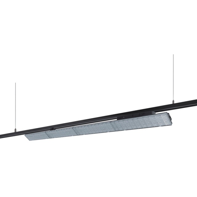 ΦΩΤΙΣΤΙΚΟ ΓΡΑΜΜΙΚΟ ΡΑΓΑΣ ΚΙΝΗΤΟ LED 4 ΓΡΑΜΜΩΝ 40W 114cm 3CCT ΜΑΥΡΟ PRO