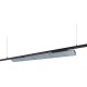 ΦΩΤΙΣΤΙΚΟ ΓΡΑΜΜΙΚΟ ΡΑΓΑΣ ΚΙΝΗΤΟ LED 4 ΓΡΑΜΜΩΝ 40W 114cm 3CCT ΜΑΥΡΟ PRO
