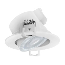 ΣΠΟΤ ΧΩΝΕΥΤΟ ΣΤΕΓΑΝΟ ΚΙΝΗΤΟ 5.5W Φ87 TRIAC 3CCT IP44 MΕ CONNECTION BOX ΛΕΥΚΟ