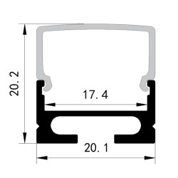 ΠΡΟΦΙΛ ΕΞΩΤΕΡΙΚΑ 2000*20,1*20,2° PLUS