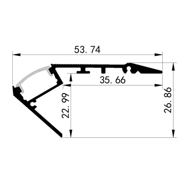 ΠΡΟΦΙΛ ΕΞΩΤΕΡΙΚΟ ΓΙΑ ΣΚΑΛΑ 2000*73,75*35,66*26,86 PLUS
