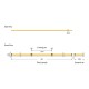 ΤΑΙΝΙΑ LED MINI COB 5M 10W 24V 3000K 320L/M IP44 PRO