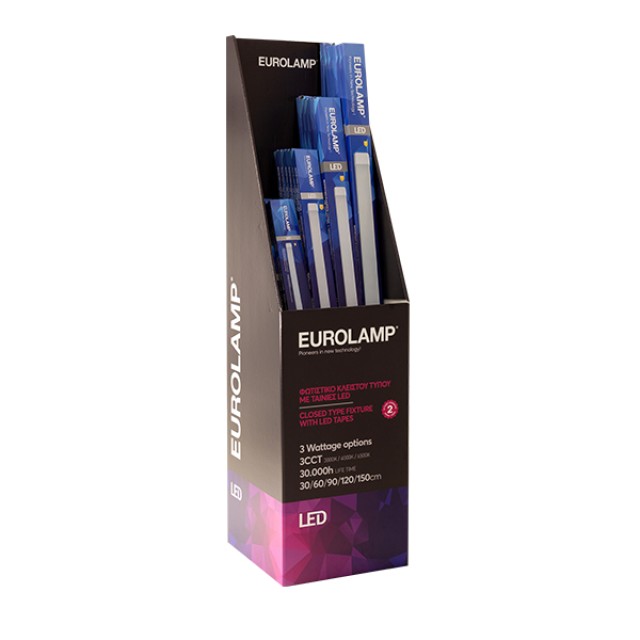 ΦΩΤΙΣΤΙΚΟ ΚΛΕΙΣΤΟΥ ΤΥΠΟΥ ΜΕ ΤΑΙΝΙΕΣ LED 25-32-40W 1.20m 3CCT