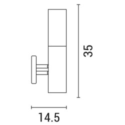 ΑΠΛΙΚΑ ΙΝΟΧ ΣΕΙΡΑ 35cm E27 ARTE ILLUMINA ΧIOS ΑΠΛΙΚΑ ΙΝΟΧ ΣΕΙΡΑ 35cm E27 ARTE ILLUMINA ΧIOS