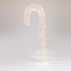ΦΩΤΙΖΟΜΕΝΟ ΜΠΑΣΤΟΥΝΙ ΙΡΙΔΙΖΟΝ 100cm, 960 LED, 24V ΜΕΤΑΣΧΗΜΑΤΙΣΤΗ, TIMER , ΑΣΗΜΙ ΧΑΛΚΙΝΟ ΚΑΛΩΔΙΟ, ΘΕΡΜΟ ΛΕΥΚΟ LED, ΠΡΟΕΚΤΑΣΗ ΠΑΡΟΧΗΣ 5m, IP44