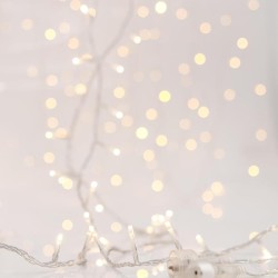 ΚΟΥΡΤΙΝΑ, 240 LED 3mm, 31V ΜΕΤΑΣΧΗΜΑΤΙΣΤΗ, 4 ΕΠΕΚΤΑΣΕΙΣ ΕΩΣ 3 ΣΕΤ, ΔΙΑΦΑΝΟ PVC ΚΑΛΩΔΙΟ, ΘΕΡΜΟ ΛΕΥΚΟ LED (H100 x W200cm, 20 ΣΕΙΡΕΣ x 12 LED), ΠΡΟΕΚΤΑΣΗ ΠΑΡΟΧΗΣ 3m, ΙΡ44