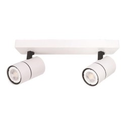 ΣΠΟΤ ΜΠΑΡΑ ΔΙΠΛΗ 2XGU10 MAX 8W ΛΕΥΚΗ-ΜΑΥΡΗ ARTE ILLUMINA ALINE