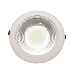 ΦΩΤΙΣΤΙΚΟ ΧΩΝΕΥΤΟ LED COB Φ220 30W 6500K ΛΕΥΚΟ PLUS ΦΩΤΙΣΤΙΚΟ ΧΩΝΕΥΤΟ LED COB Φ220 30W 6500K ΛΕΥΚΟ PLUS