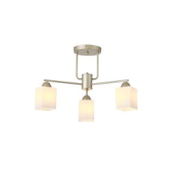 ΦΩΤΙΣΤΙΚΟ ΚΡΕΜΑΣΤΟ ΜΕΤΑΛΛΟ-ΓΥΑΛΙ 3ΧE27 Max15w Φ590mm ARTE ILLUMINA MADISSON