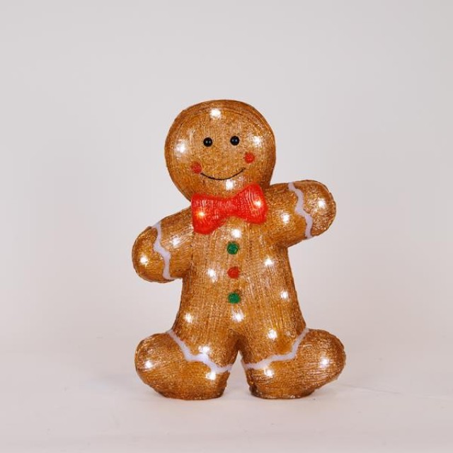 ΑΚΡΥΛΙΚΟΣ GINGERBREAD, ΜΕΤΑΣΧΗΜΑΤΙΣΤΗ, 40 ΛΕΥΚΑ LED, 28x8x37cm, ΠΡΟΕΚΤΑΣΗ ΠΑΡΟΧΗΣ 5m, IP44 ΑΚΡΥΛΙΚΟΣ GINGERBREAD, ΜΕΤΑΣΧΗΜΑΤΙΣΤΗ, 40 ΛΕΥΚΑ LED, 28x8x37cm, ΠΡΟΕΚΤΑΣΗ ΠΑΡΟΧΗΣ 5m, IP44