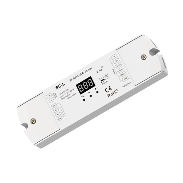 SPI RF CONTROLLER (PIXEL) \'\'SC-L\'\' 2 ΕΞΟΔΟΙ 5-24VDC