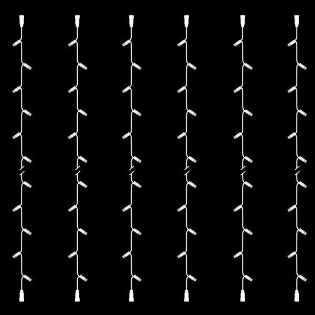 ΣΕΙΡΑ, DIY, 20 LED, ΛΕΥΚΟ ΚΑΛΩΔΙΟ ΚΑΟΥΤΣΟΥΚ, ΜΕ ΕΠΕΚΤΑΣΗ, 2 ΚΟΝΕΚΤΟΡΕΣ, ΛΕΥΚΟ LED, ΣΕΤ 6ΤΜΧ, ΑΝΑ 10cm, ΙΡ65