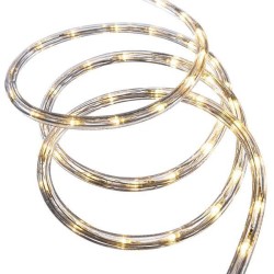 ΦΩΤΟΣΩΛΗΝΑΣ LED, ΜΟΝΟΚΑΝΑΛΟΣ, ΘΕΡΜΟ ΛΕΥΚΟ, 10m, 24 LED ΑΝΑ ΜΕΤΡΟ, IP44