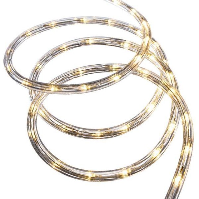 ΦΩΤΟΣΩΛΗΝΑΣ LED, ΜΟΝΟΚΑΝΑΛΟΣ, ΘΕΡΜΟ ΛΕΥΚΟ, 10m, 24 LED ΑΝΑ ΜΕΤΡΟ, IP44