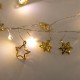 ΣΕΙΡΑ 20 MINI LED ΜΕ ΔΙΑΚΟΣΜΗΤΙΚΑ ΑΣΤΕΡΙΑ , ΜΠΑΤΑΡΙΑΣ 3ΧΑΑ, TIMER, ΘΕΡΜΟ ΛΕΥΚΟ LED, ΑΣΗΜΙ ΧΑΛΚΙΝΟ ΚΑΛΩΔΙΟ, ΠΡΟΕΚΤΑΣΗ ΠΑΡΟΧΗΣ 30cm, IP20
